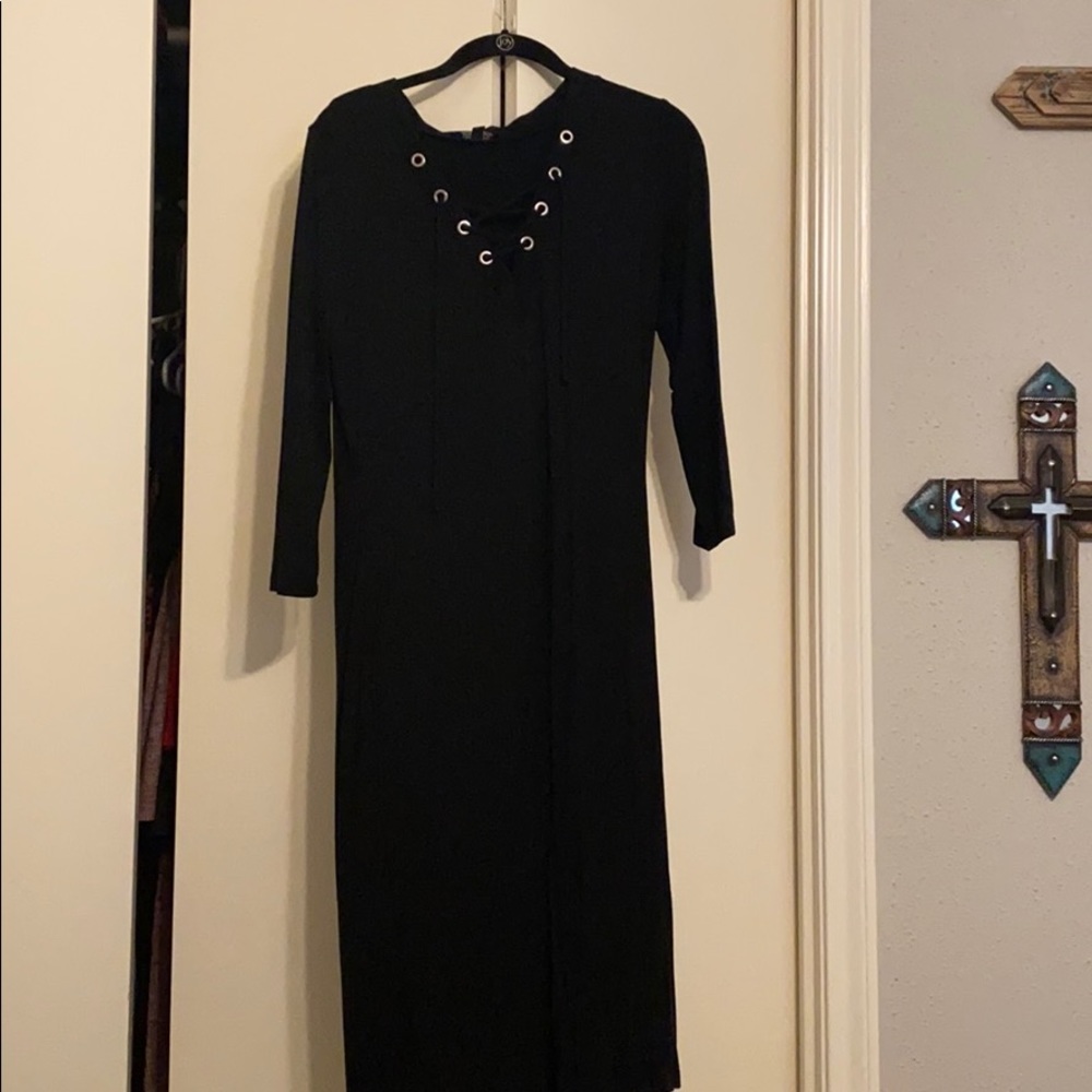 Long black dress